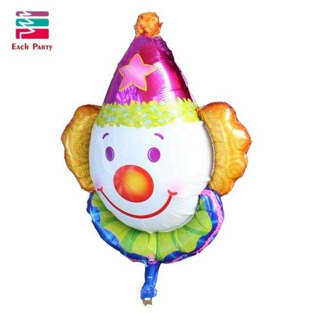 Картинка клоун з кулями для дітей 009