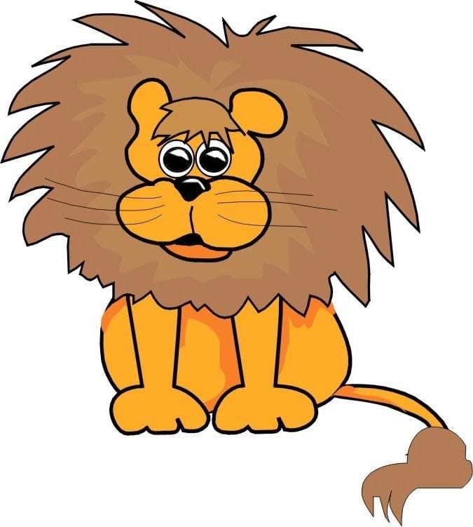 Виріб лев для дітей 009