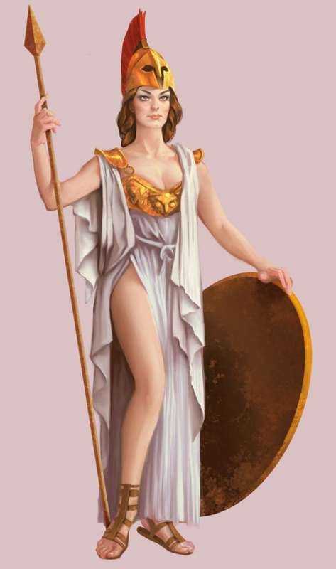 Афина богиня воительница