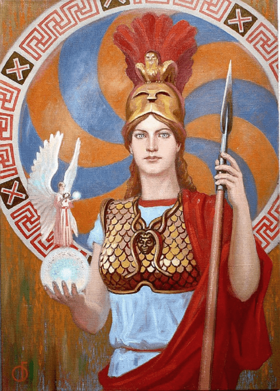 Богиня мудрости в древней Греции