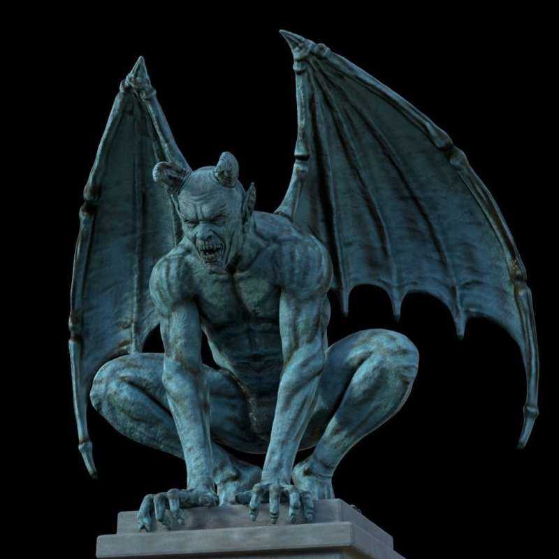 Статуя демона Горгулья