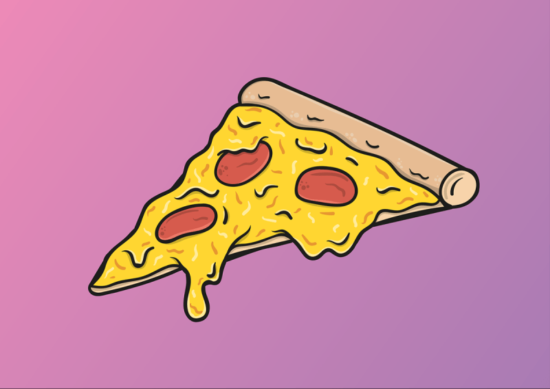 Пицца рисунок