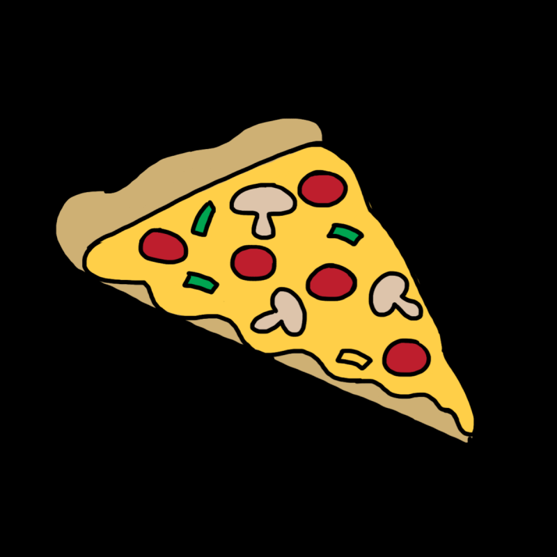 Пицца рисунок макет
