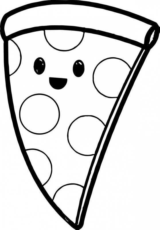 Рисунки милые для срисовки легкие пицца