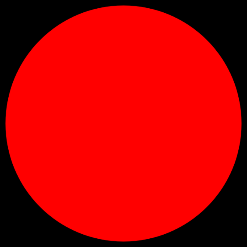 Красный кружок