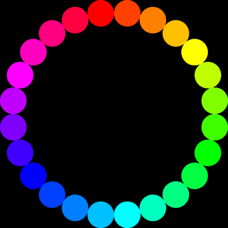 Круги разных цветов