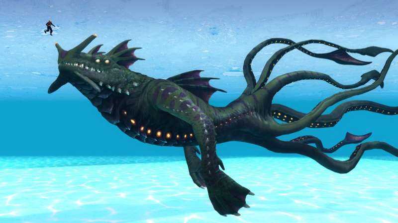 Сабнатика морской дракон Левиафан