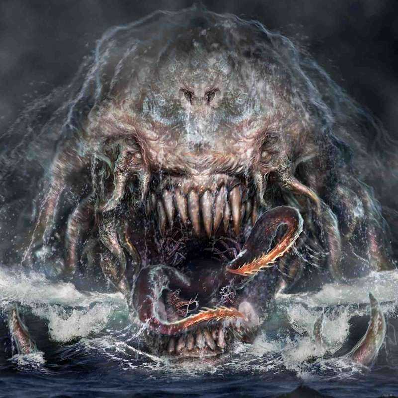 Морской монстр Левиафан