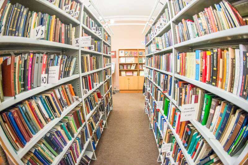 Расположение книг в библиотеке