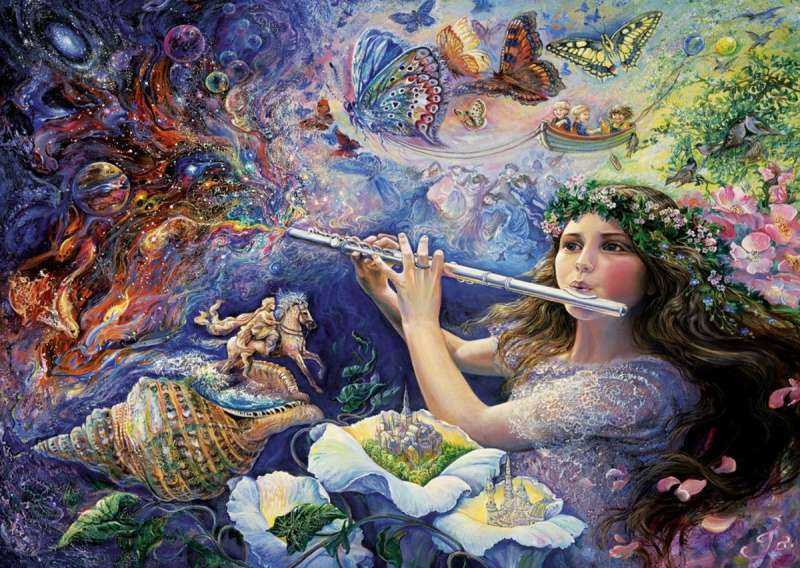 Жозефина Уолл девушка с флейтой