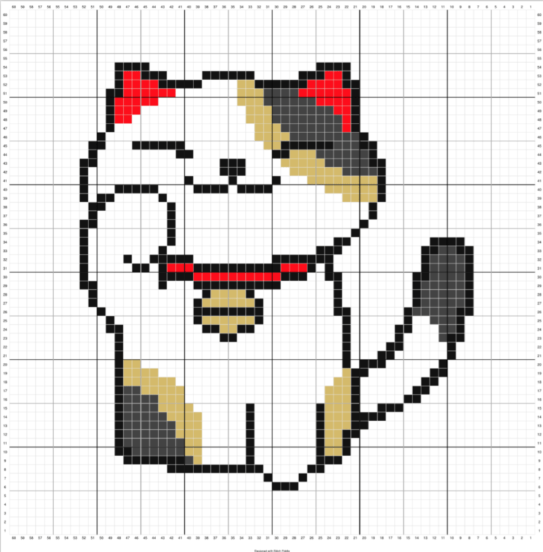 Котенок пиксель