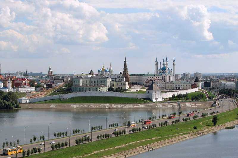 Вид на Кремль Казань