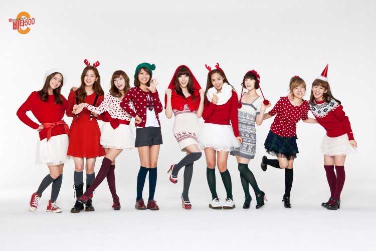 Kpop айдолы girls Merry Christmas