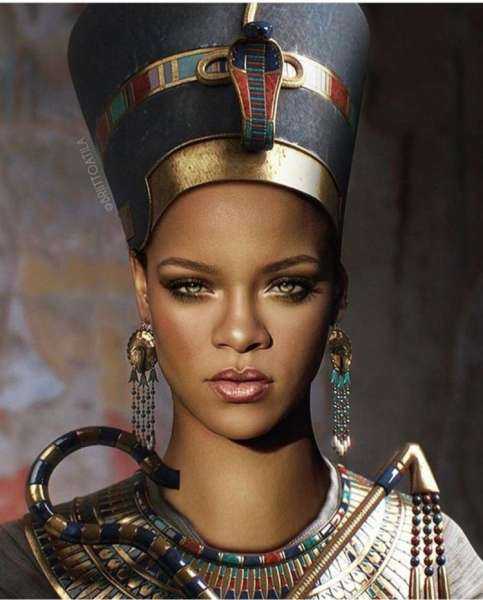 Рианна фотосессия Нефертити