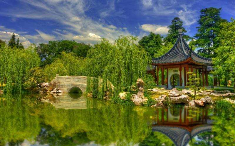 Ботанический сад китайский сад