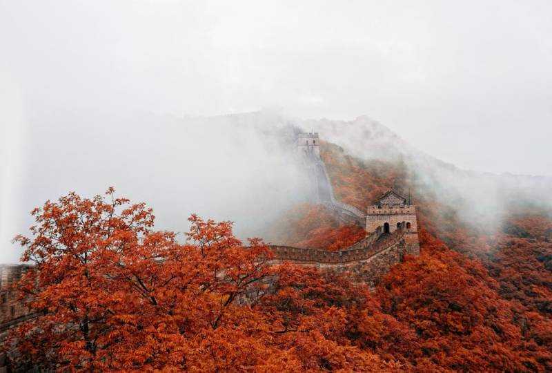 Великая китайская стена осень