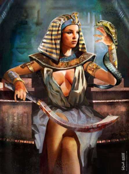 Египетская царица Клеопатра арт