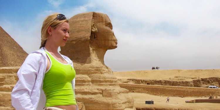 Блондинка в Египте