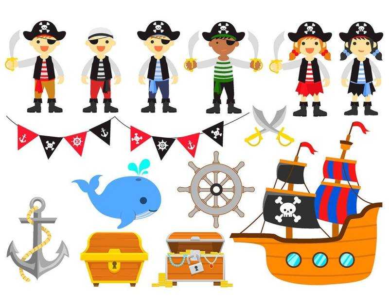 Атрибуты пиратов для детей