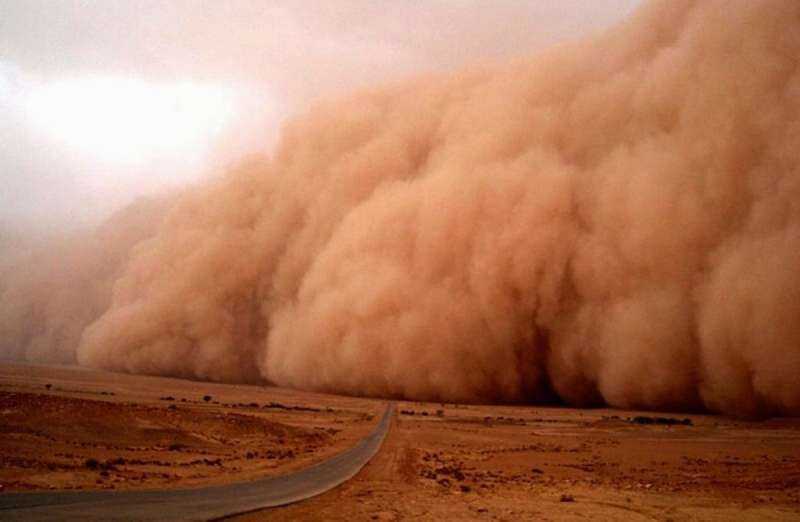 Марс Планета пылевые бури