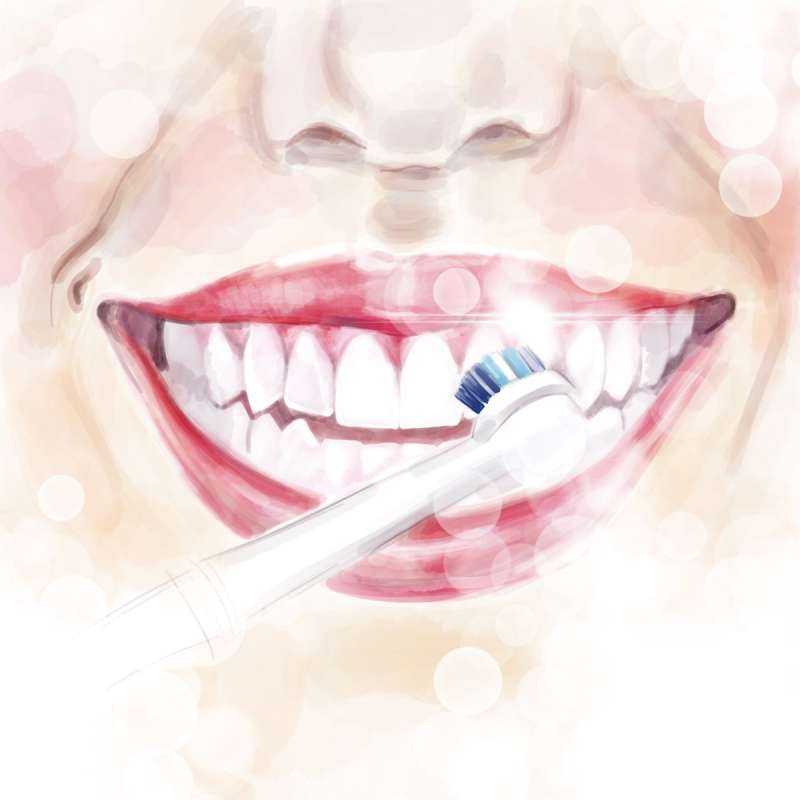 Креативная реклама отбеливания зубов