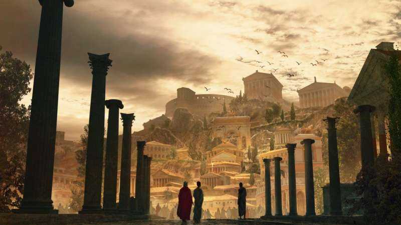 Древний Рим город арт