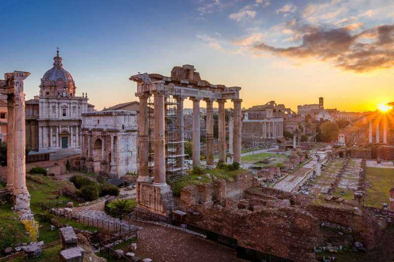 Рим Италия развалины
