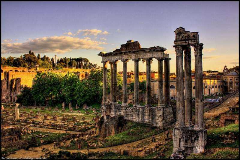 Руины Римского форума, Италия