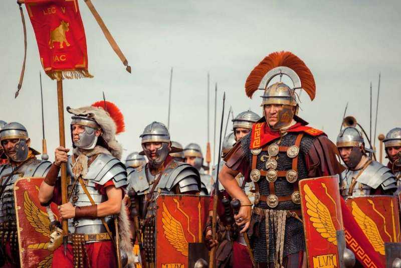 Армия древнего Рима легионеры