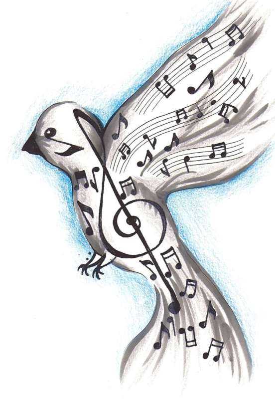 Музыкальная птица