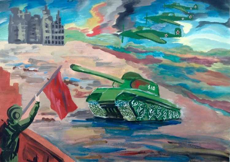 Сталинградская битва рисунки