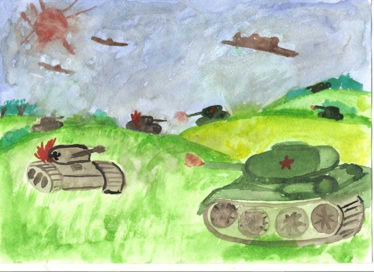 Детские рисунки о войне 3 класс