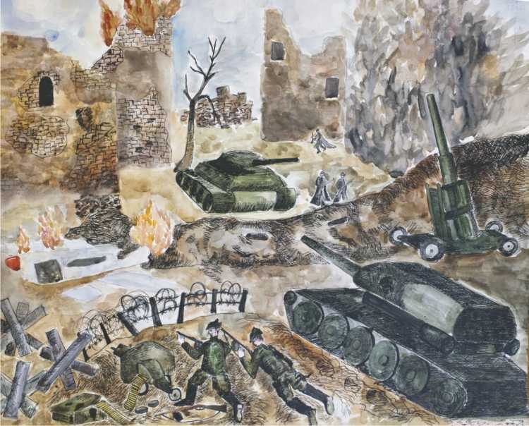 Картины Сталинградской битвы для детей