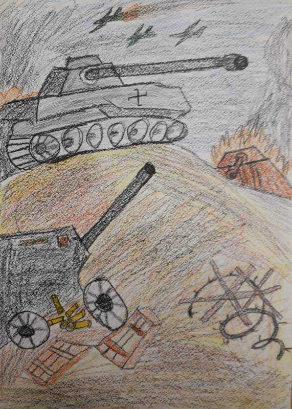 Рисунок на тему 75 битвой над Москвой