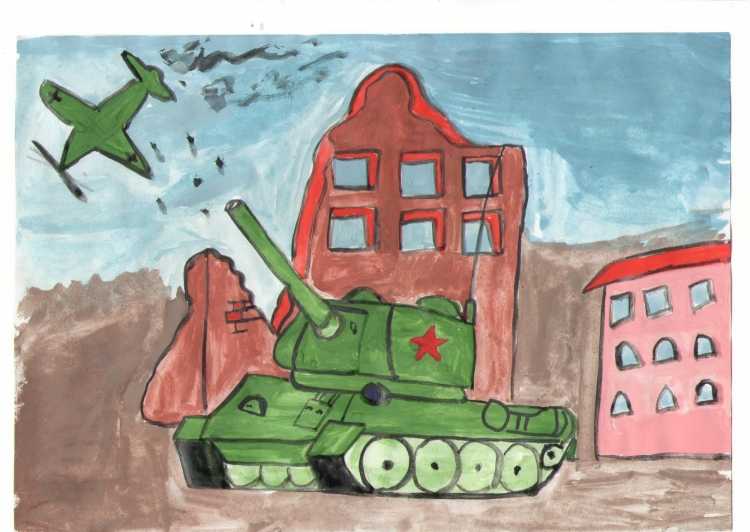 Сталинградская битва рисунки