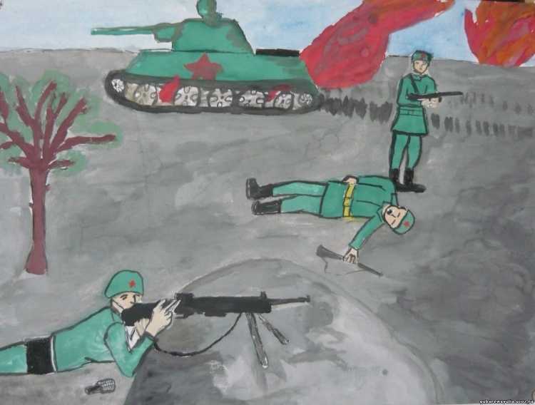 Рисунки на тему битва за Москву91