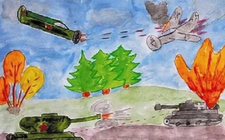 Рисунки на тему битва за Москву92