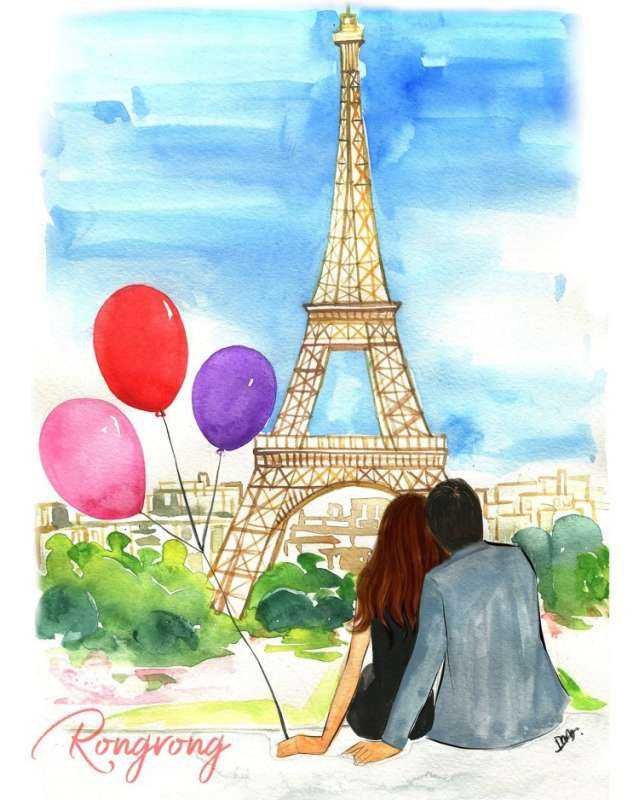 Нарисовать Париж