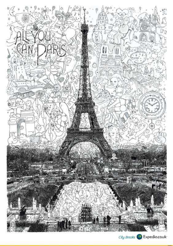 Графическое изображение Парижа