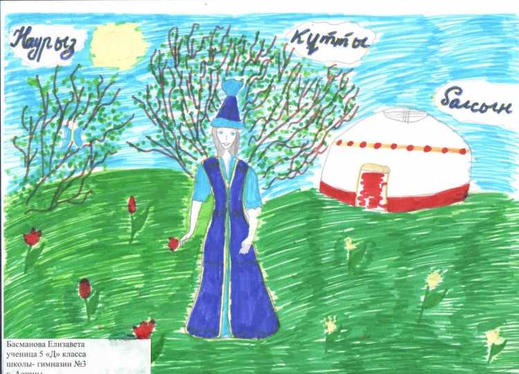 Детские рисунки на тему Башкортостан