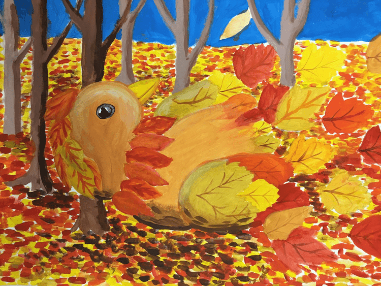 Золотая осень рисунок