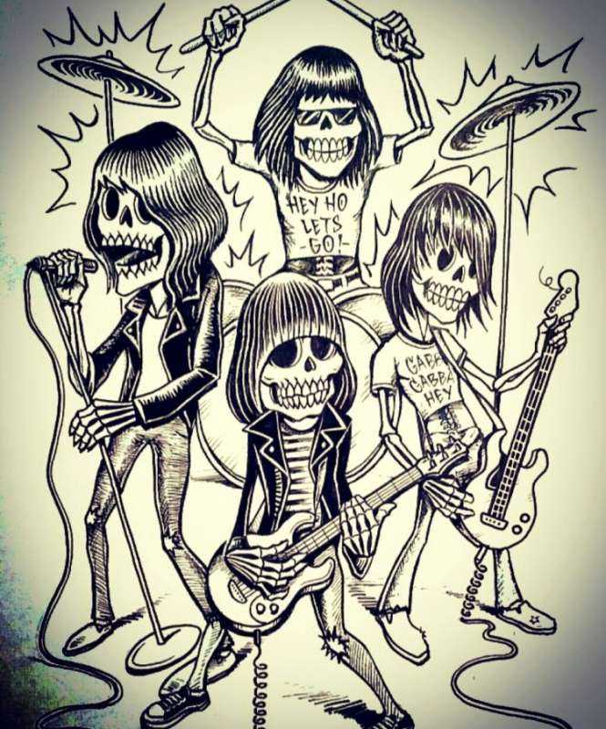 Группа Ramones арт