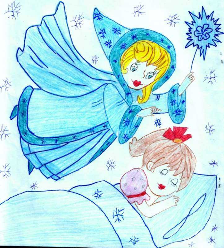 Детский рисунок волшебные сны