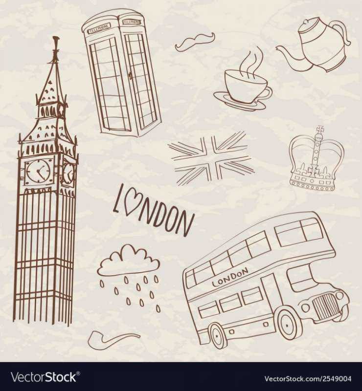 Рисунок на тему достопримечательность Лондона