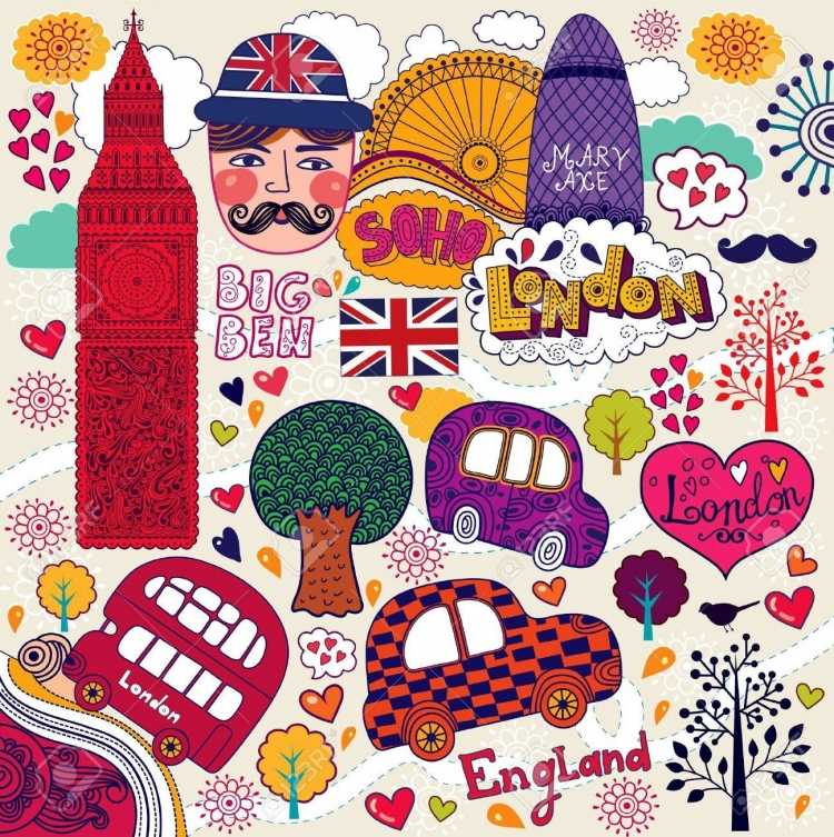Обложка для паспорта Mitya Veselkov Лондон в красках ozam194