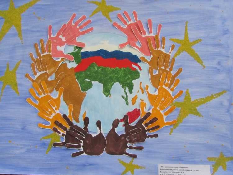 Рисунок на тему день единства народов