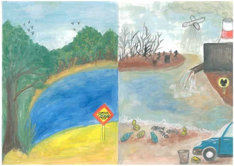 Рисунки на тему охраны водной природы