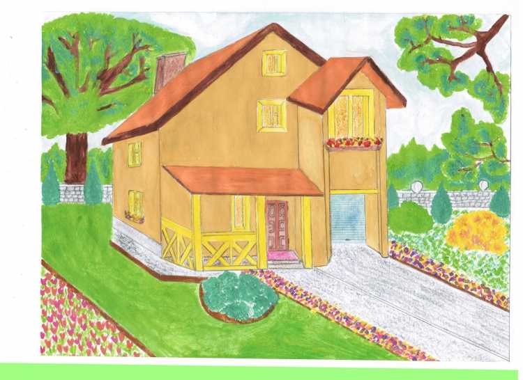 Рисунок на тему дом моей мечты