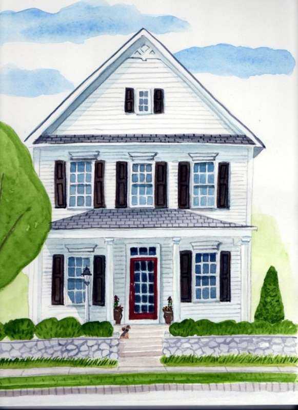Дом для рисования