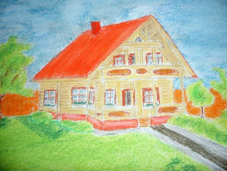 Рисование мой дом